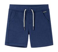 (140 (9-10y)) Kids' Shorts with Drawstring Children Pants Elasticated Waist Shorts Dark Blue