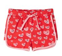 (140 (9-10y)) Kids' Shorts with Drawstring Children's Pants Elasticated Waist Shorts Red