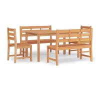 Solid Wood Teak Garden Dining Set Dining Table Chair Multi Sizes/Models vidaXL