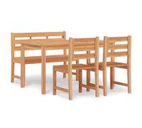 Solid Wood Teak Garden Dining Set Dining Table Chair Multi Sizes/Models vidaXL