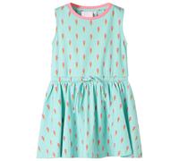 (140) Kids' Dress with Drawstring Children Girl's Dress Ice Cream Print Light Mint