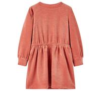 (140) Kids' Dress with Long Sleeves Toddler Short School Girl's Dress Medium Pink