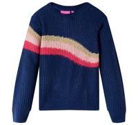 Kids' Sweater Children Toddler Pullover Kids' Sweatshirt Knitwear Knitted Navy v