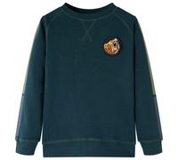 (140) Kids' Sweatshirt Children's Long Sleeves Pullover Toddler Kids' Top Moss Green