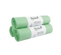 140 Litre x 30 bags BioLiner Compostable Wheelie Bin Liner - Biodegradeable Sacks/Liners - EN 13432 - Compostable 140L Bags with Composting Guide
