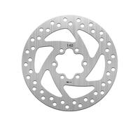 140 mm Stainless Steel Ventilated Disc Brake Pad Set with 6 Screws, for Electric Scooters and Bicycles, Compatible with Segway Ninebot F20/F25/F30/F40, KUGOO M4/M4 Pro, MTB & Road Bikes