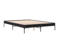 (140 x 200 cm/ 30 cm) vidaXL Bed Frame Home Bed Base Mattress Foundation Engineered Wood and Metal