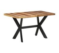 Dining Table Kitchen Dining Room Table Solid Wood with Honey Finish vidaXL