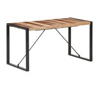 (140 x 70 x 75 cm) vidaXL Solid Wood Dining Table with Acacia Finish Dinner Set Multi Sizes