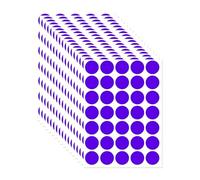 1400 Pcs Colored Dot Stickers, 19mm Round Color Coding Labels, Circle Dot Labels Stickers for Office Classroom Family Shop, 20 Sheets, 0.75 Inch