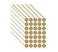 1400 Pcs Colored Dot Stickers, 19mm Round Color Coding Labels, Circle Dot Labels Stickers for Office Classroom Family Shop, 20 Sheets, 0.75 Inch