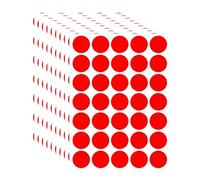 1400 Pcs Colored Dot Stickers, 19mm Round Color Coding Labels, Circle Dot Labels Stickers for Office Classroom Family Shop, 20 Sheets, 0.75 Inch