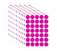 1400 Pcs Colored Dot Stickers, 19mm Round Color Coding Labels, Circle Dot Labels Stickers for Office Classroom Family Shop, 20 Sheets, 0.75 Inch
