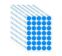 1400 Pcs Colored Dot Stickers, 19mm Round Color Coding Labels, Circle Dot Labels Stickers for Office Classroom Family Shop, 20 Sheets, 0.75 Inch