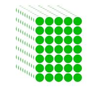 1400 Pcs Colored Dot Stickers, 19mm Round Color Coding Labels, Circle Dot Labels Stickers for Office Classroom Family Shop, 20 Sheets, 0.75 Inch