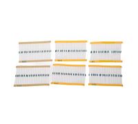 1400 Pcs Electronic Components Kit Metal Film Resistor Kit Semiconductor LED Diode Kit for Various Radio Electronic Equipment Component