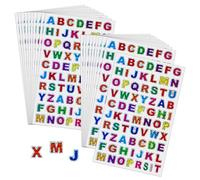 1400 Pcs Glitter Letter Stickers Alphabet Stickers Self-Adhesive and Waterproof Alphabet Sticker Personalised Vinyl Name Colorful Sticker for DIY Scrapbooking Water Bottles Decor