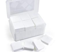 1400 PCS Gun Cleaning Patches in Plastic Box, Highly Absorbent Gun Cleaning Cloths Lint Free Gun Wipes, 2'' Gun Patches for .22 .30-.45 Cal, 5.56-9mm, Superior Gun Cleaning Supplies