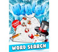 1400 Words Winter Word Search: Relaxing Winter and Christmas Word Search for Adults, Seniors, And Teens - Winter Activity Book