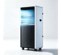 14000 BTU Portable Air Conditioner, 220-240V 50Hz Floor Standing AC Unit Cooling Only, Quiet Compressor with Window Seal Kit & Castor Wheels for Rooms 12000 Btu 12000 BTU