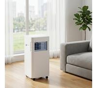 14000 BTU Portable Air Conditioner with Inlet Kit Energy Efficient 2 Speeds 24-Hour Timer Digital Display Ideal for Large Rooms Home Cooling Solution