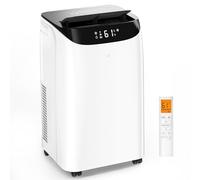 14000 BTU Portable Air Conditioners, Cools Up to 700 Sq.Ft, Free standing AC Unit, Cooling, Dehumidifier, Fan, Sleep Mode, Remote Control & Installation Kit, White