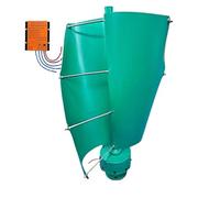 14000W Vertical Axis Wind Turbine Generator, 42.65ft/s Home Windmill Kit, Hybrid Wind System with Controller for Renewable Energy Supply - Green 12V for Home & Business