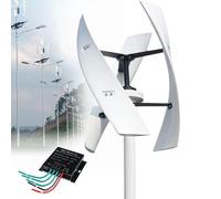 14000W Wind Turbine Generator Kit - 12V/24V/48V Vertical Windmill with 3 Blades, 35'' Height - Efficient Renewable Energy Solution for Home & Off-Grid Use