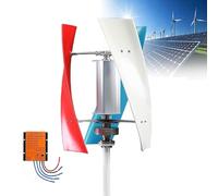 14000W Wind Turbine Generator,With Controller 12V 24V 48V with 3 Blades Wind Vertical Turbine Generator Permanent Magnet Generator Wind Turbine Kit for Hybrid Wind Solar(Colorful,12V)