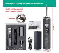 1400mah USB Soldering Iron Wireless Charging Electric Soldering Iron Fast Charging Rechargeable Portable Repair Welding Tools 850 mAh