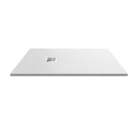 1400mm x 900mm Premium Slimline Rectangular Shower Tray - Slate White