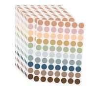 1400PCS Colored Dot Stickers, 19mm Round Circle Color Coding Labels Dots Label Stickers for Office Classroom Family Shop