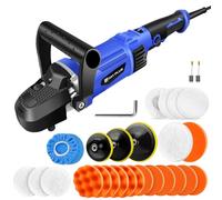 1400W Car Polisher, Electric Buffer Polisher, 6 Variable Speed, Ideal for Car Sanding, Polishing, Waxing, Sealing Glaze