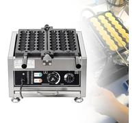 1400w Commercial Electric Bubble Waffle Ball Maker,Waffle Skewer Maker,with Time & Temp Control，for snack bars