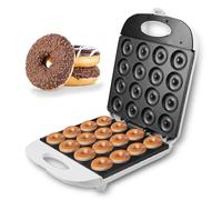 1400W Doughnut Maker Machine, Bake 16 Mini Doughnuts, Nut Machine, Cookie Maker, Non-stick Coating, Overheat Protection, for Donuts