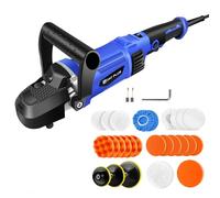 1400W Dual Action Polisher, Car Polishing Machine 6 Variable Speed 800-3500RPM, Electric Orbital Polisher for Car Detailing/Waxing/Sanding
