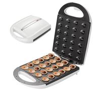 1400W nut machine, cookie maker, non-stick coating, baking 24 halves at the same time, overheat protection, sweet and salty nuts, vertical storage