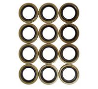 1406/0026 1406-0026 12Pcs Dowty Seal 1” Compatible with JCB Backhoe Loader 217 3C 3CX 3D 1550B 214 215 216 1400B 1600B 1700B