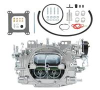 1406 600 CFM 4 Barrel Carburetor w/Electric choke Compatible with Silverado Corvette Mustang Mercury Pickup Truck Square Bore Carburetor (Non-EGR)