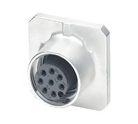 1408573 Connector: M12 Female PIN: 8 Female 30V Straight IP20 THT PHOENIX C