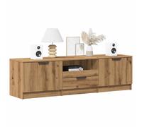 140cm TV Cabinet Engineered Wood Living Room Indoor Media Unit Multi Colours