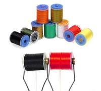 140D Fly Tying Thread Kit for Dry and Wet Flies, Reliable Nylon Material, 6 or 12 Spool Options (12PCS)