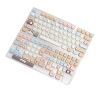 140Keys Cartoon Sea Salty Kittey Keycaps Mao Height Heat Sublimated Keycaps for Mechanical Keyboard Switches Replacement