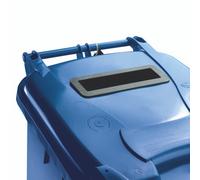 140L Locked Blue Wheelie Bin 377891