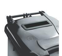 140L Locked GREY Wheelie Bin 377880