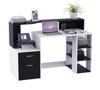 Harper Home Office Desk with Ample Storage, White
