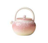 140ml/5oz ceramic gradient powder pile carving bead curtain lifting beam pot simple and fresh personality Kung Fu tea set-bead curtain