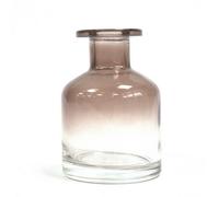 140Ml Round Charcoal Reed Diffuser Bottle For Aromatherapy & Home Fragrance