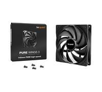 140mm be quiet Pure Wings 3, High Speed, 9 Blade, Upto 1800RPM, Upto 72.2CFM Ai