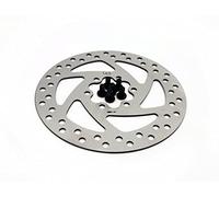 140mm Colorful Brake Disc 6 Holes Assembly for Kugoo Kirin G2 Max Kirin G2 Max Electric Scooter Replace Accessories (140mm silvery)